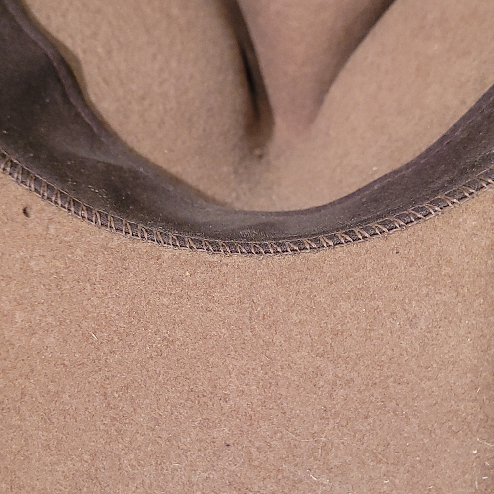 ELAN BLANC Hat w/ leather hat band, EUC, XL - Picture 10 of 10
